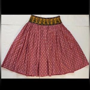 For the Republic Pink Fairy Bohemian Cottagecore Peasant Skirt Sz 12 Lined